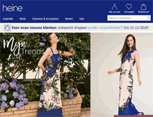 Tablet Screenshot of heine-shop.nl